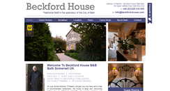 Desktop Screenshot of beckford-house.com